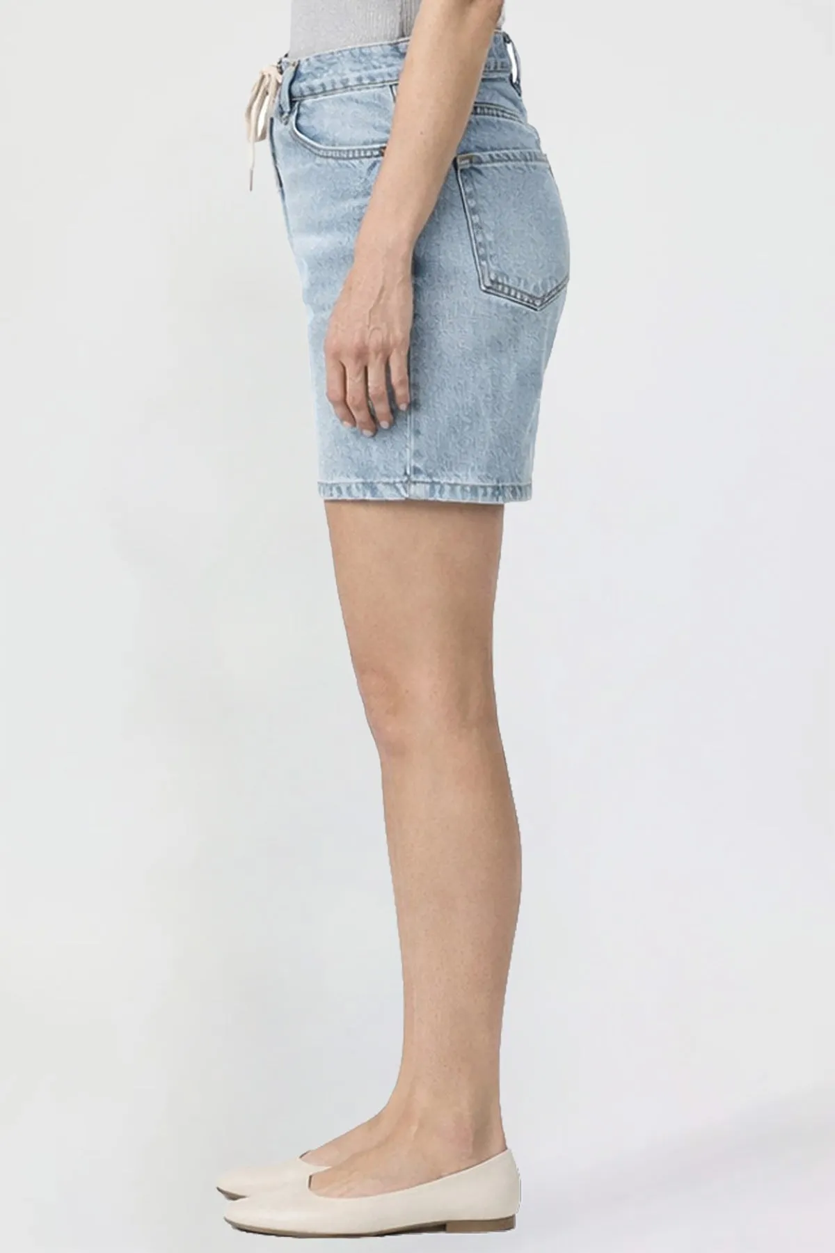Women's Relaxed Tie Front Shorts sold by YMI product image thumbnail 3