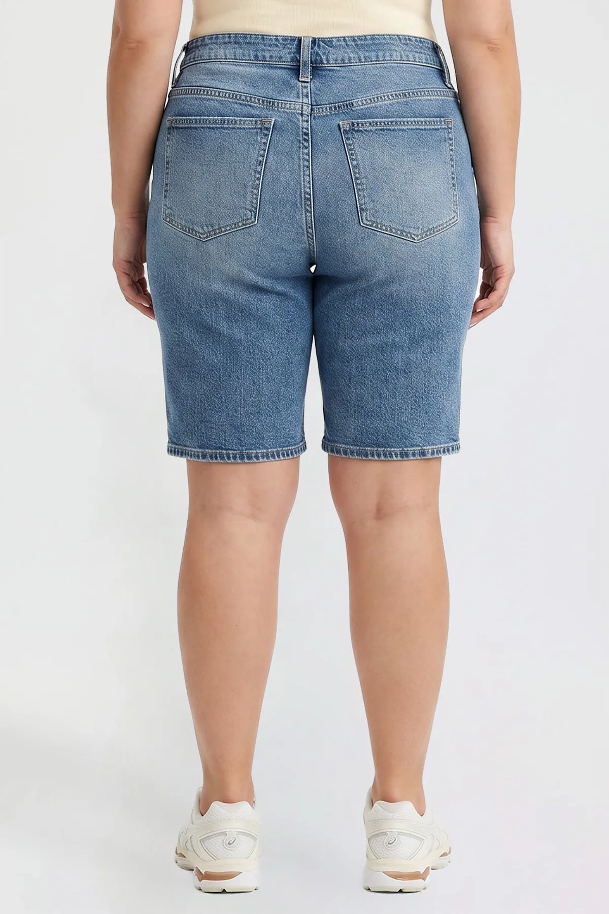 Women's Plus Relaxed Fit Jorts sold by YMI product image thumbnail 5