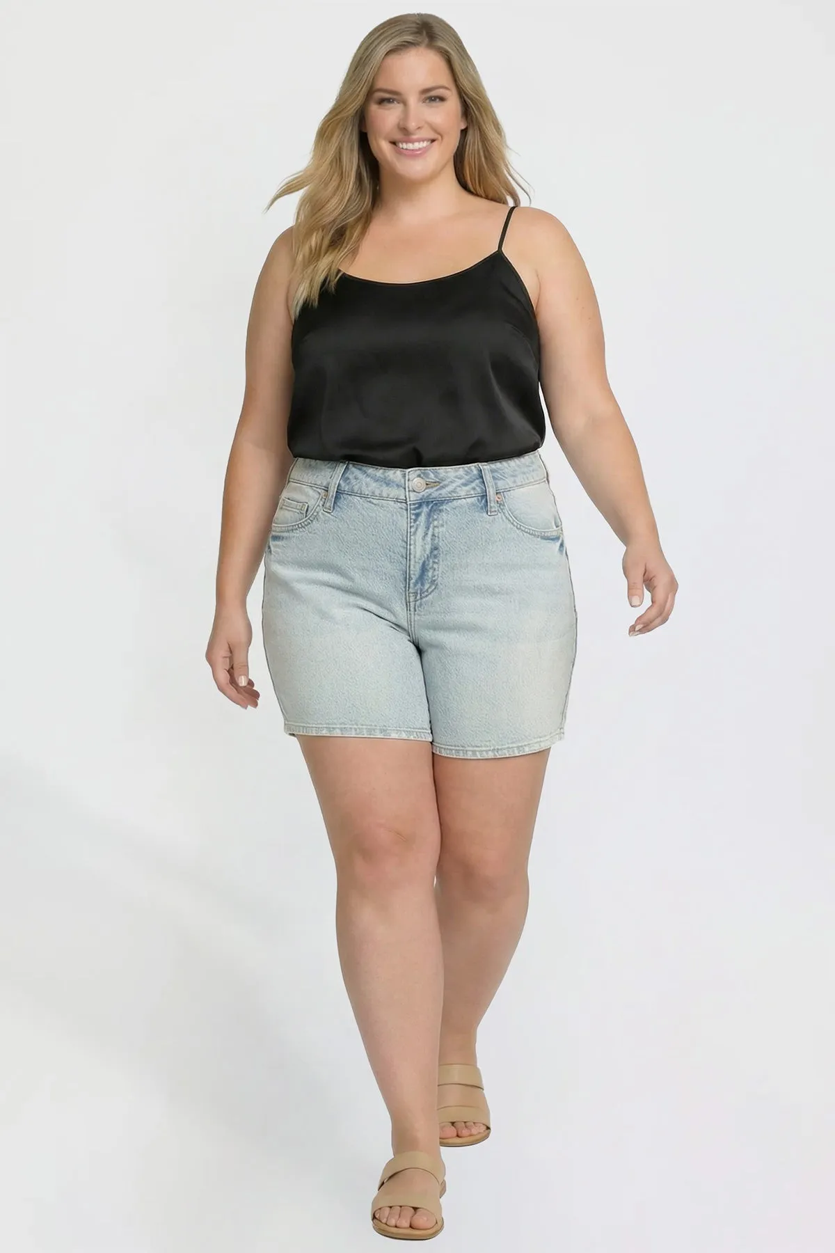 Women's Plus Luxe Essential Short sold by YMI