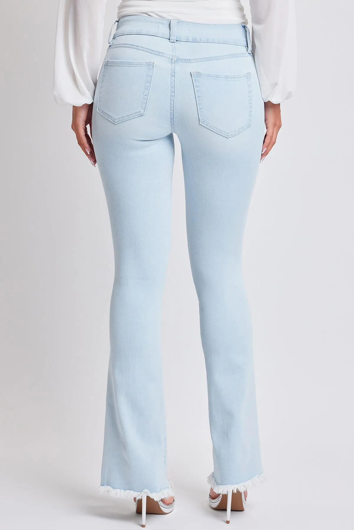 Women's Belted Flare Jeans sold by YMI product image thumbnail 4