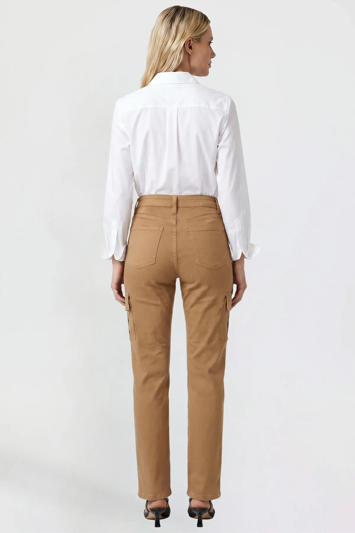 Women's Hyperstretch Straight Cargo Pants sold by YMI product image thumbnail 5