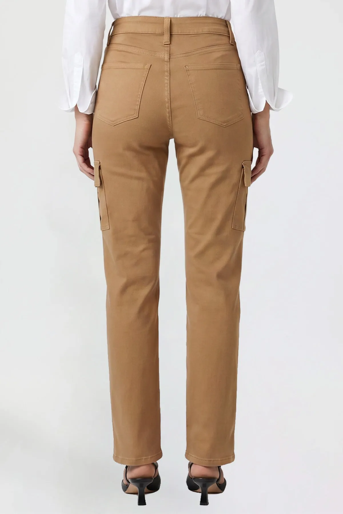 Women's Hyperstretch Straight Cargo Pants sold by YMI product image thumbnail 4