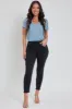 Women's Petite High Rise Denim Ankle Jogger sold by YMI