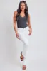 Women's Bootcut Jeans with Flap Pockets sold by YMI