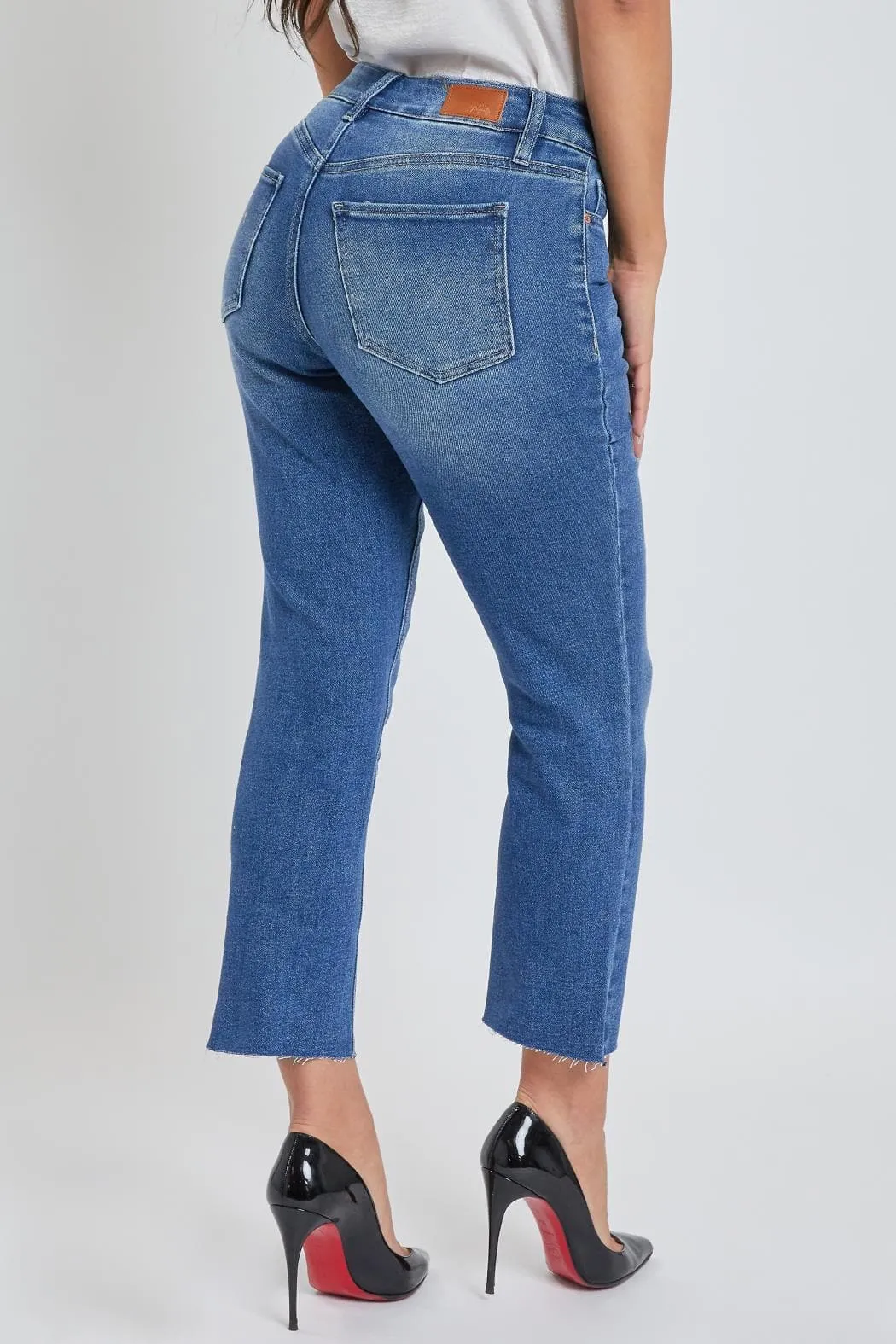 Women's Petite Vintage Dream High Rise Straight Jean sold by YMI product image thumbnail 4