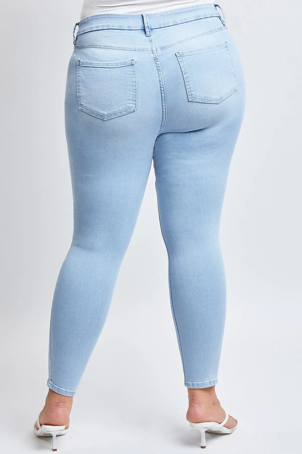 Women's Plus Size Sustainable Curvy Fit Skinny Jeans sold by YMI product image thumbnail 5