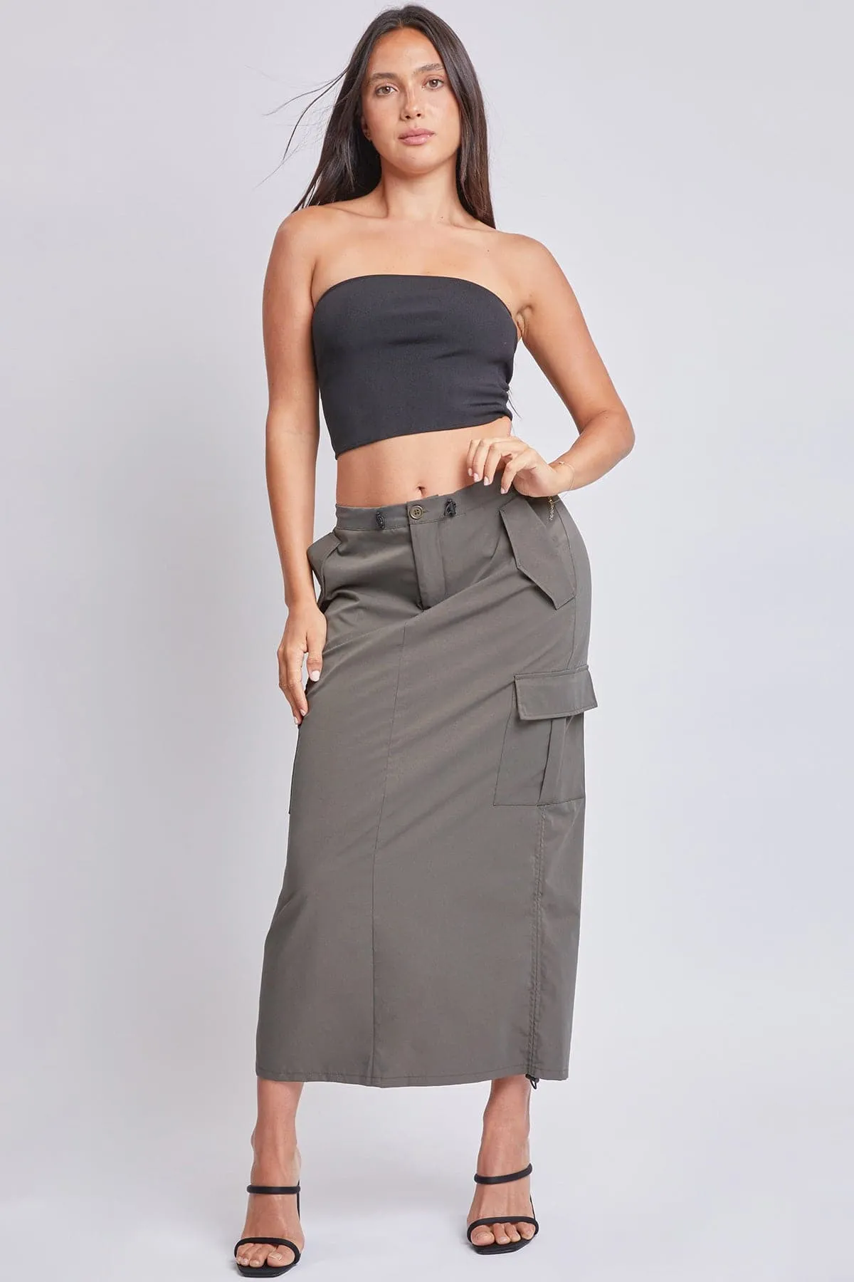 Women's Midi Cargo Parachute Skirt | Parallel
