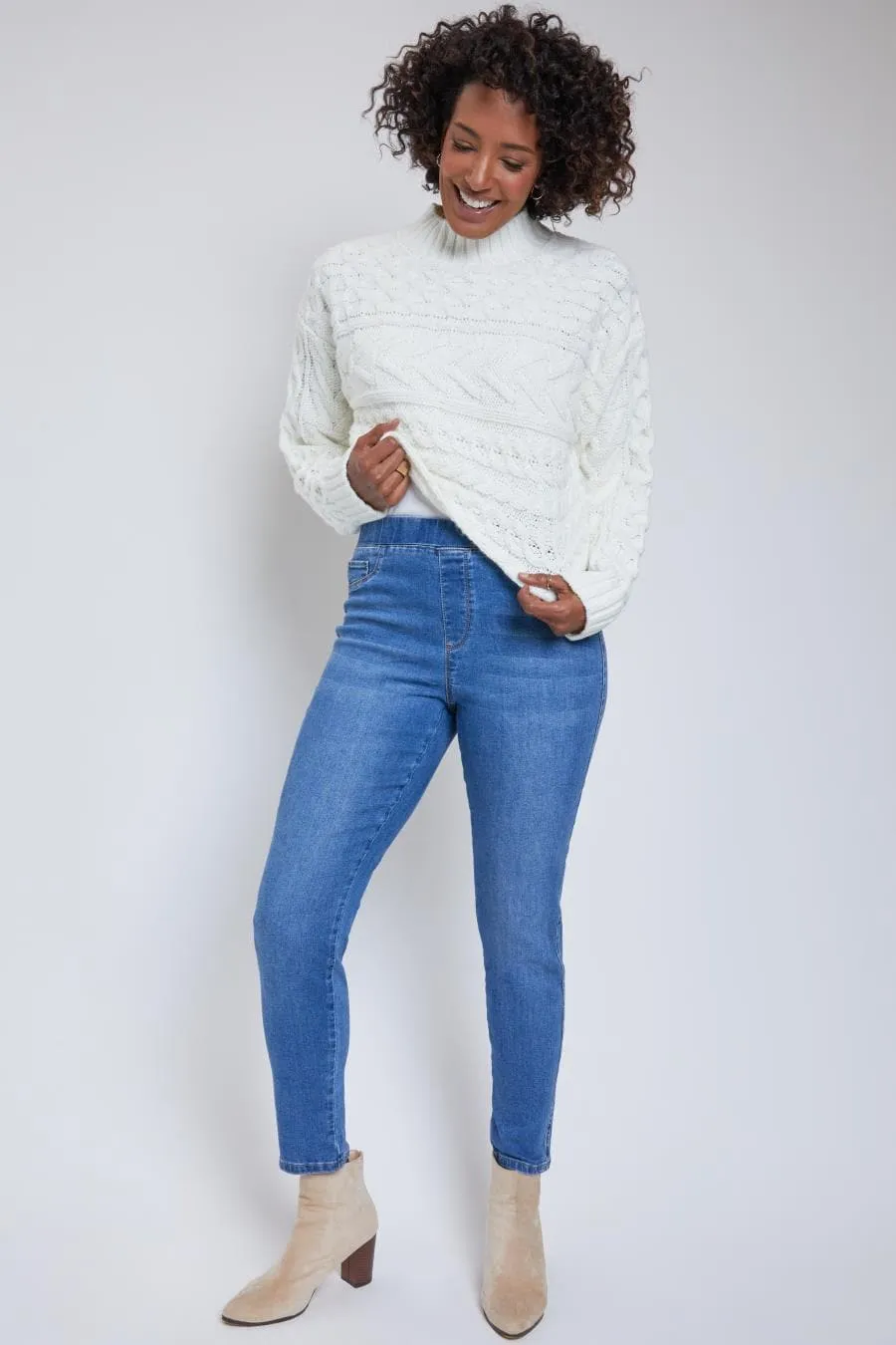 Women's High Rise Jeggings sold by YMI product image thumbnail 5