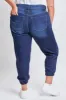Women's Plus Size Joggers with Elastic Hem sold by YMI