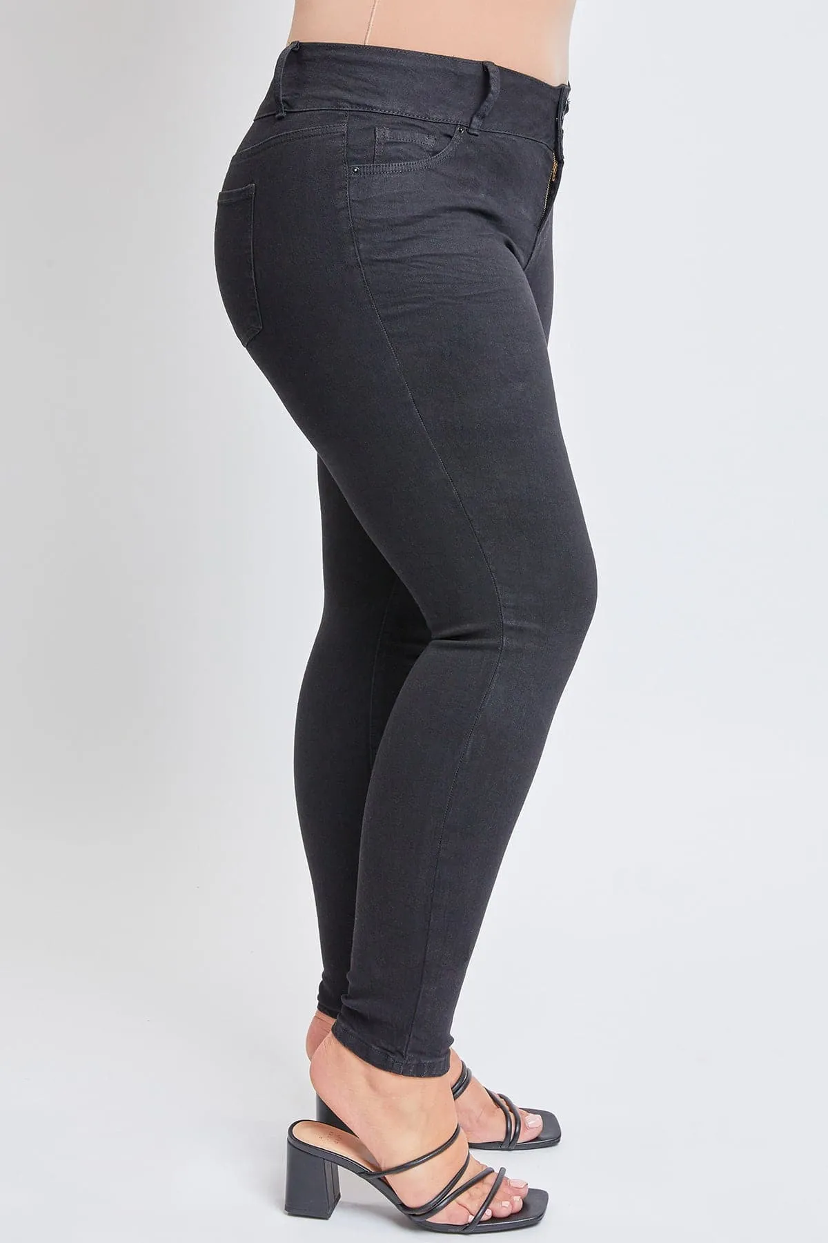 Women's Plus Essential Sustainable Skinny Jeans sold by YMI product image thumbnail 4