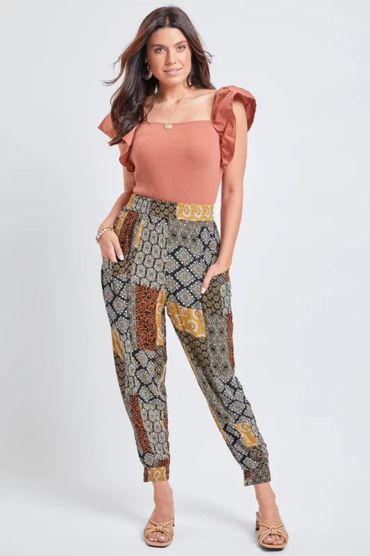 Women's Elastic Pleated Balloon Pocket Joggers sold by YMI