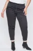 Women's Plus Size Mid Rise Cuffed Jogger Pants sold by YMI