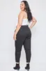 Women's Plus Size Mid Rise Cuffed Jogger Pants sold by YMI