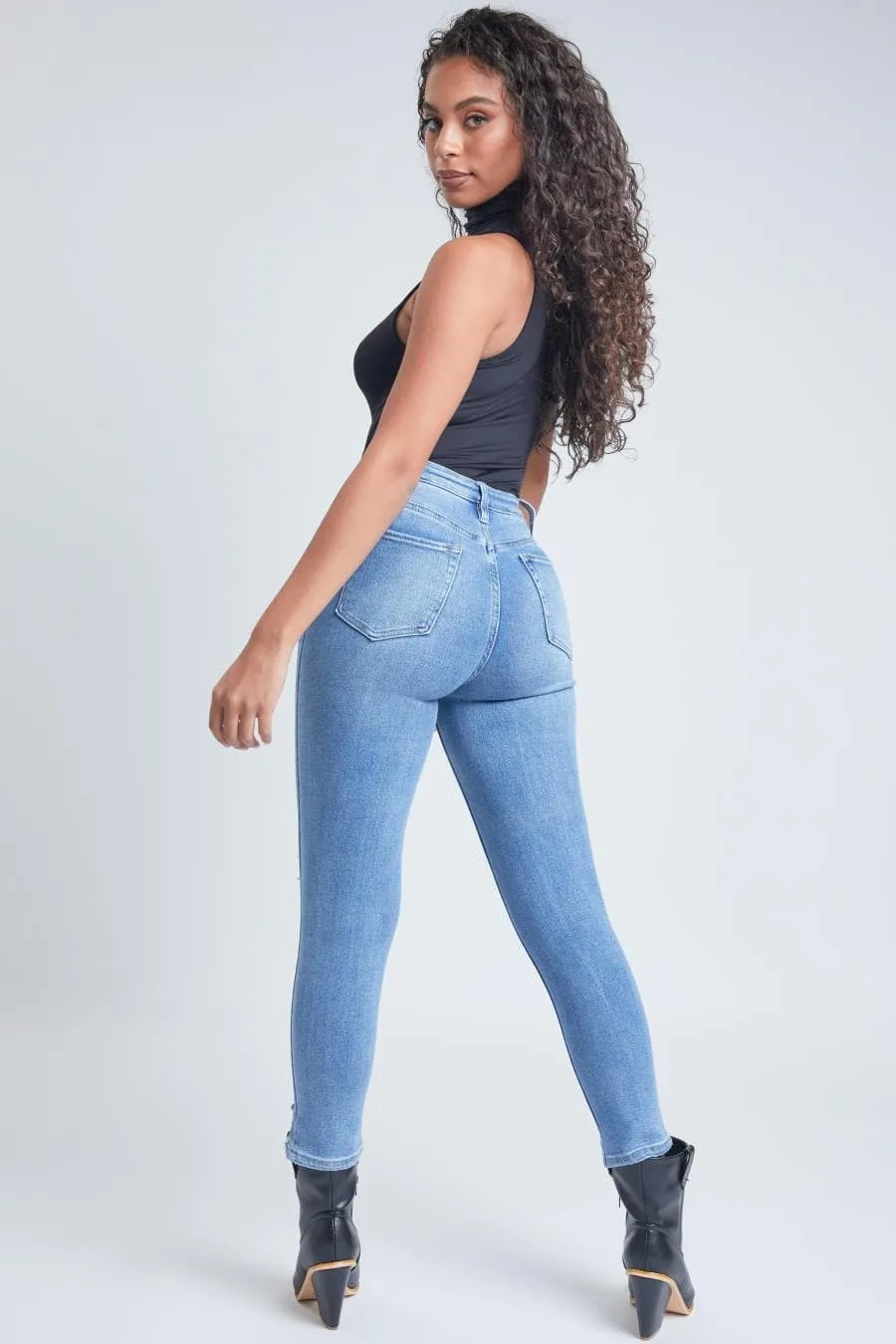 Women's Vintage Dream Straight Ankle Jeans sold by YMI product image thumbnail 4