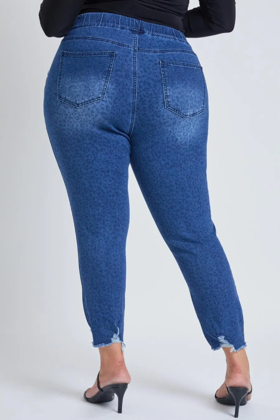 Women's Plus Denim Ankle Jogger sold by YMI product image thumbnail 4