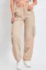 Women's Nylon Cargo Jogger With Zippers sold by YMI
