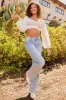 Women’s Sustainable WannaBettaButt Low Rise Wide Leg Jeans- Festival sold by YMI