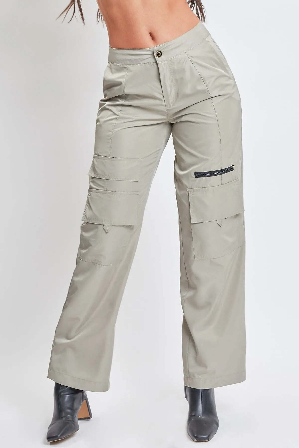 Women's Nylon Cargo Pants sold by YMI product image thumbnail 2