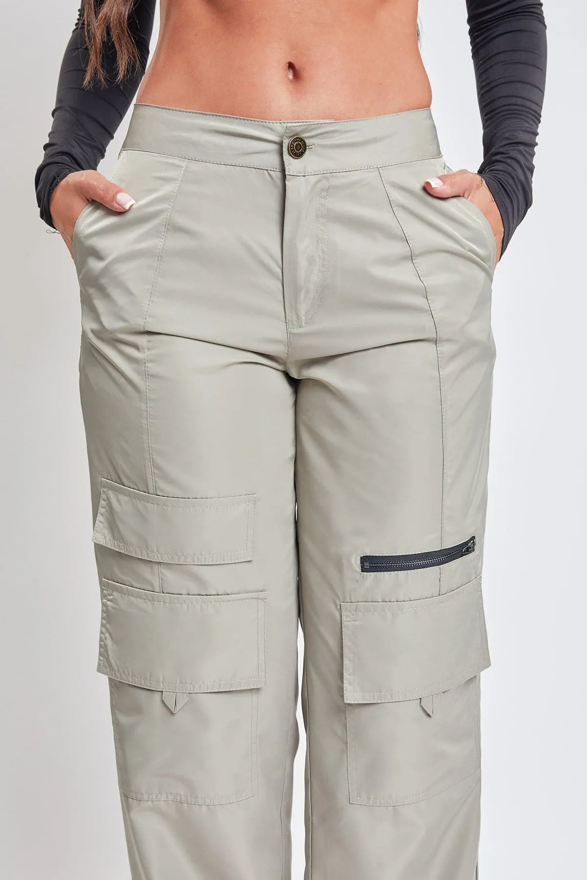 Women's Nylon Cargo Pants sold by YMI product image thumbnail 3