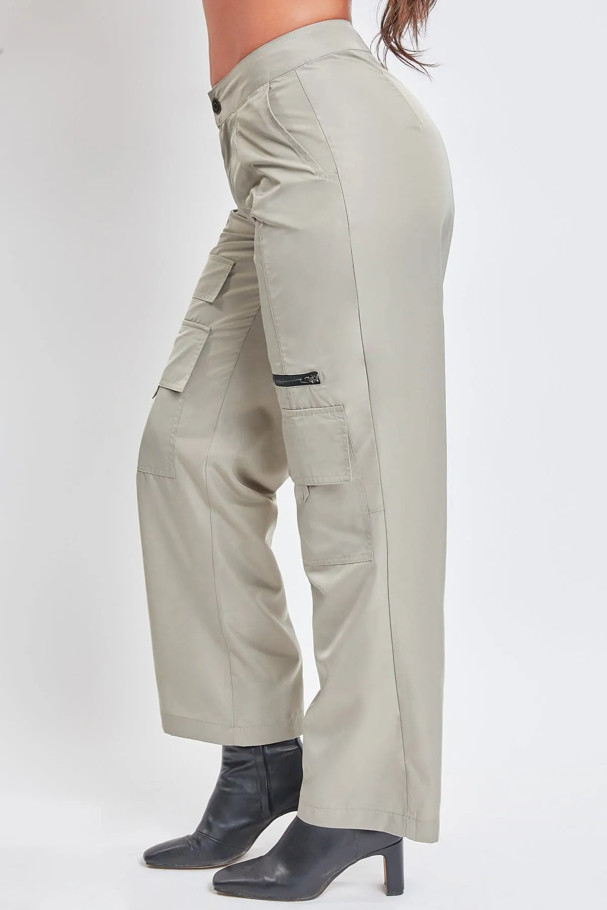 Women's Nylon Cargo Pants sold by YMI product image thumbnail 4