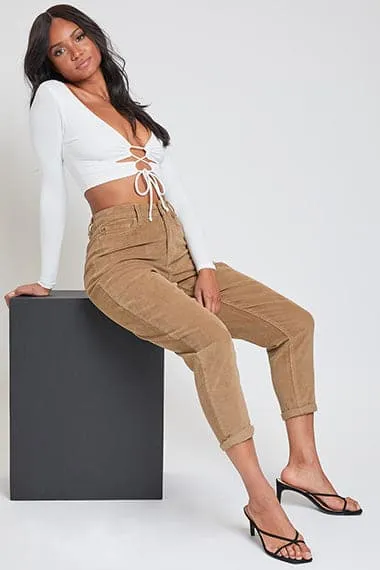 Women's Corduroy Mom Fit Pants sold by YMI product image thumbnail 2