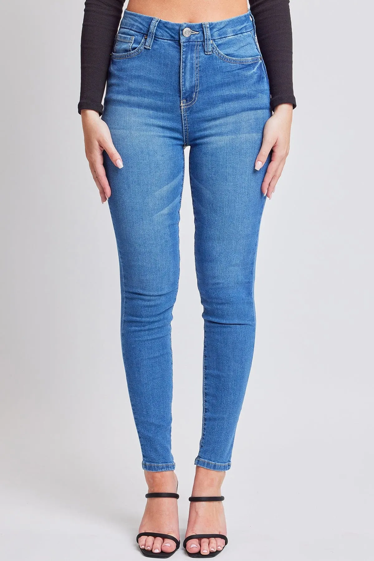 Women's Sustainable Curvy Fit Skinny Jeans sold by YMI product image thumbnail 4