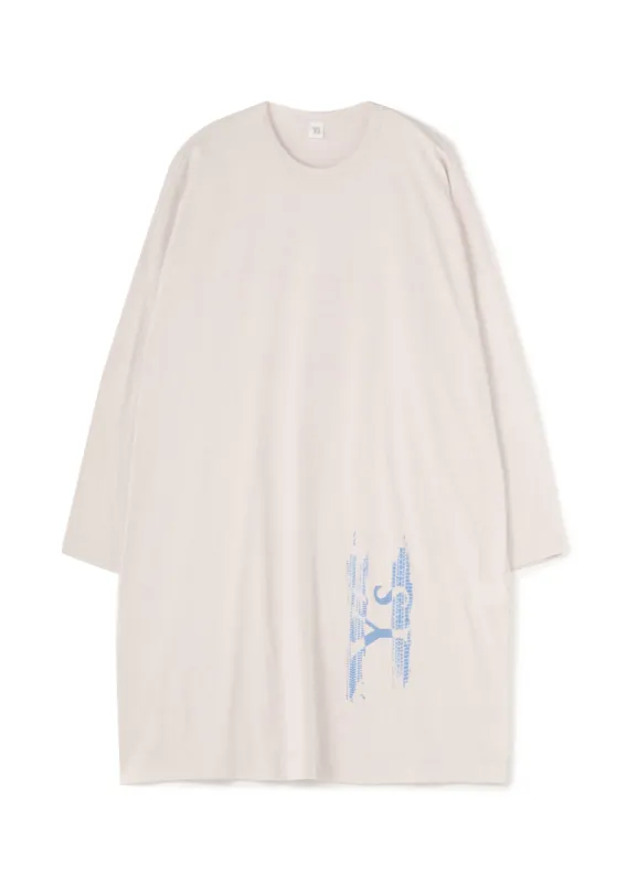 Y's TIRE PIGMENT PRINT BIG LONG SLEEVE DRESS made by Yohji Yamamoto
