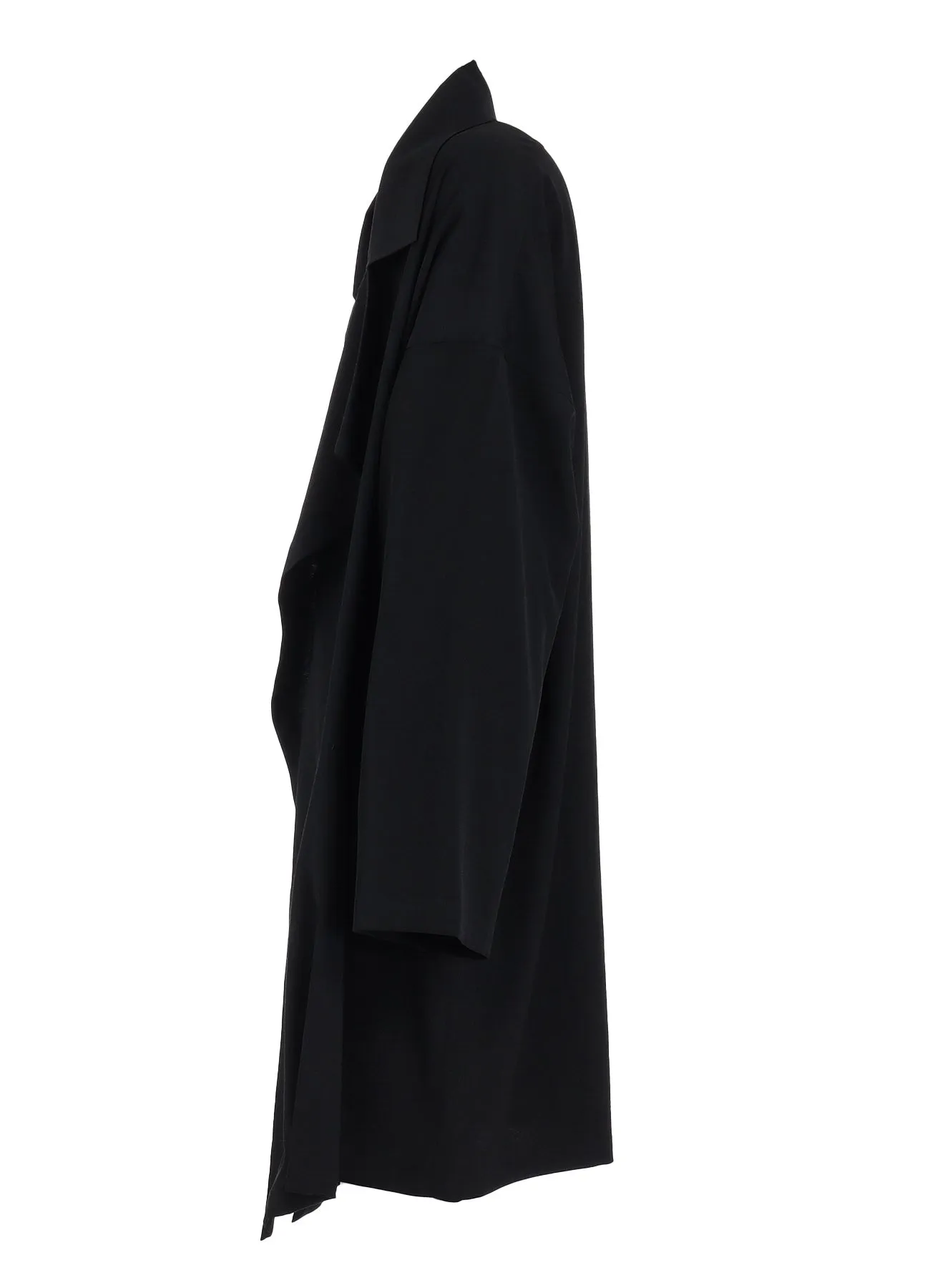 WASHER WOOL GABARDINE FLAME DOUBLE DRAPE COAT sold by Yohji Yamamoto product image thumbnail 3
