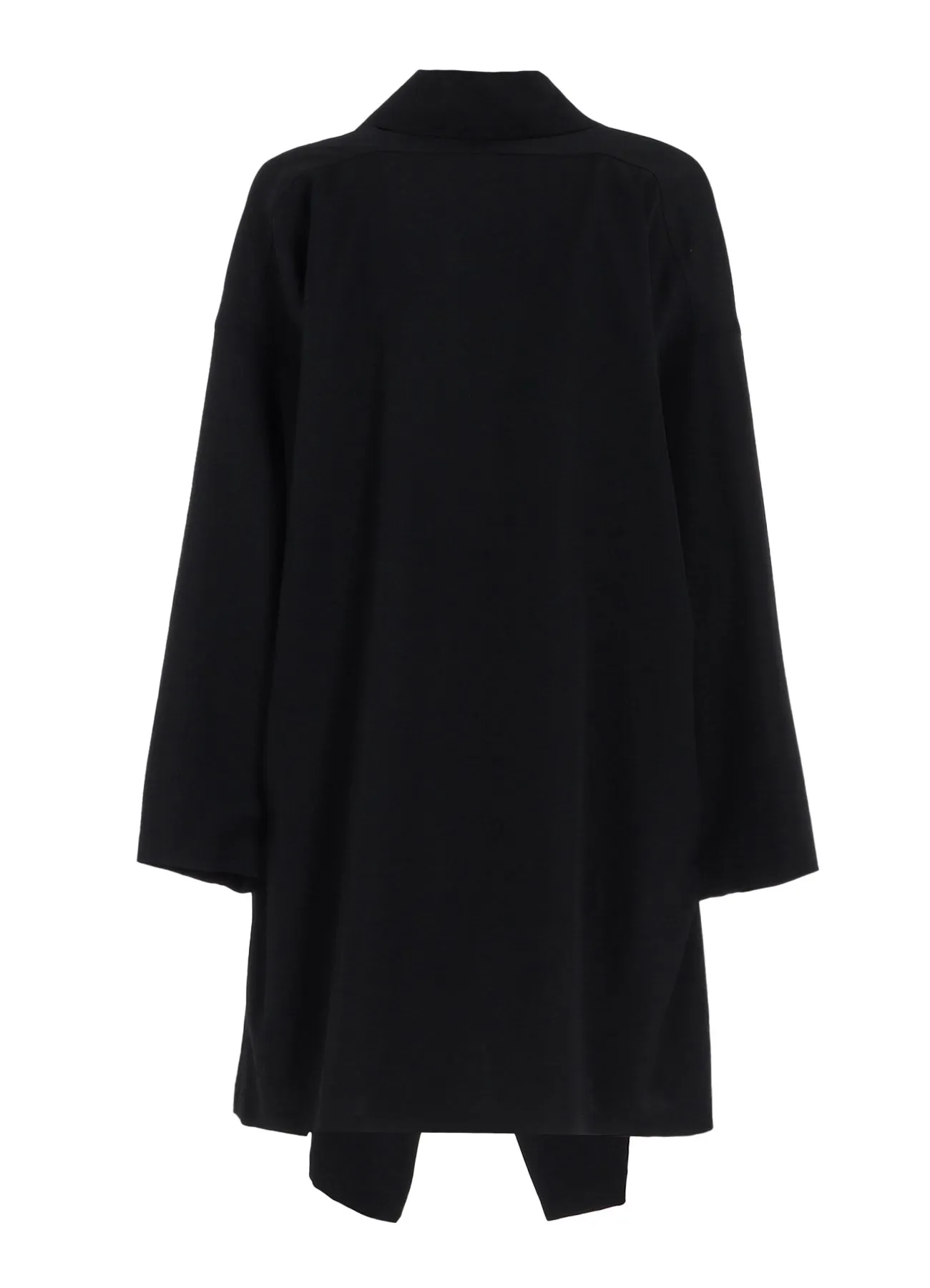 WASHER WOOL GABARDINE FLAME DOUBLE DRAPE COAT sold by Yohji Yamamoto product image thumbnail 4