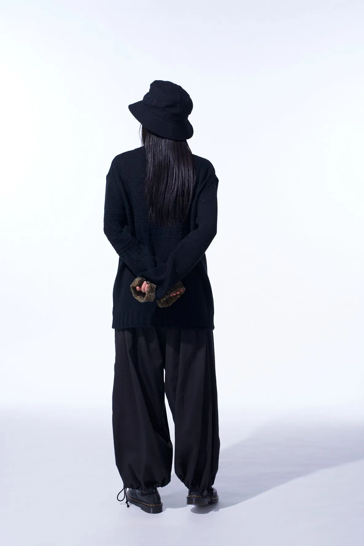 BULKY WOOL LYNX PULLOVER KNIT sold by Yohji Yamamoto product image thumbnail 3