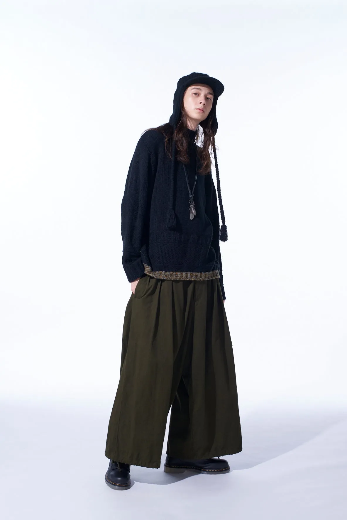 BULKY WOOL LYNX PULLOVER KNIT sold by Yohji Yamamoto product image thumbnail 4