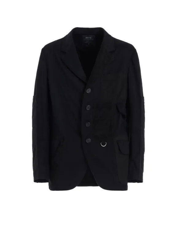 VARIOUS FABRICS CRAZY PATCHWORK JACKET made by Yohji Yamamoto