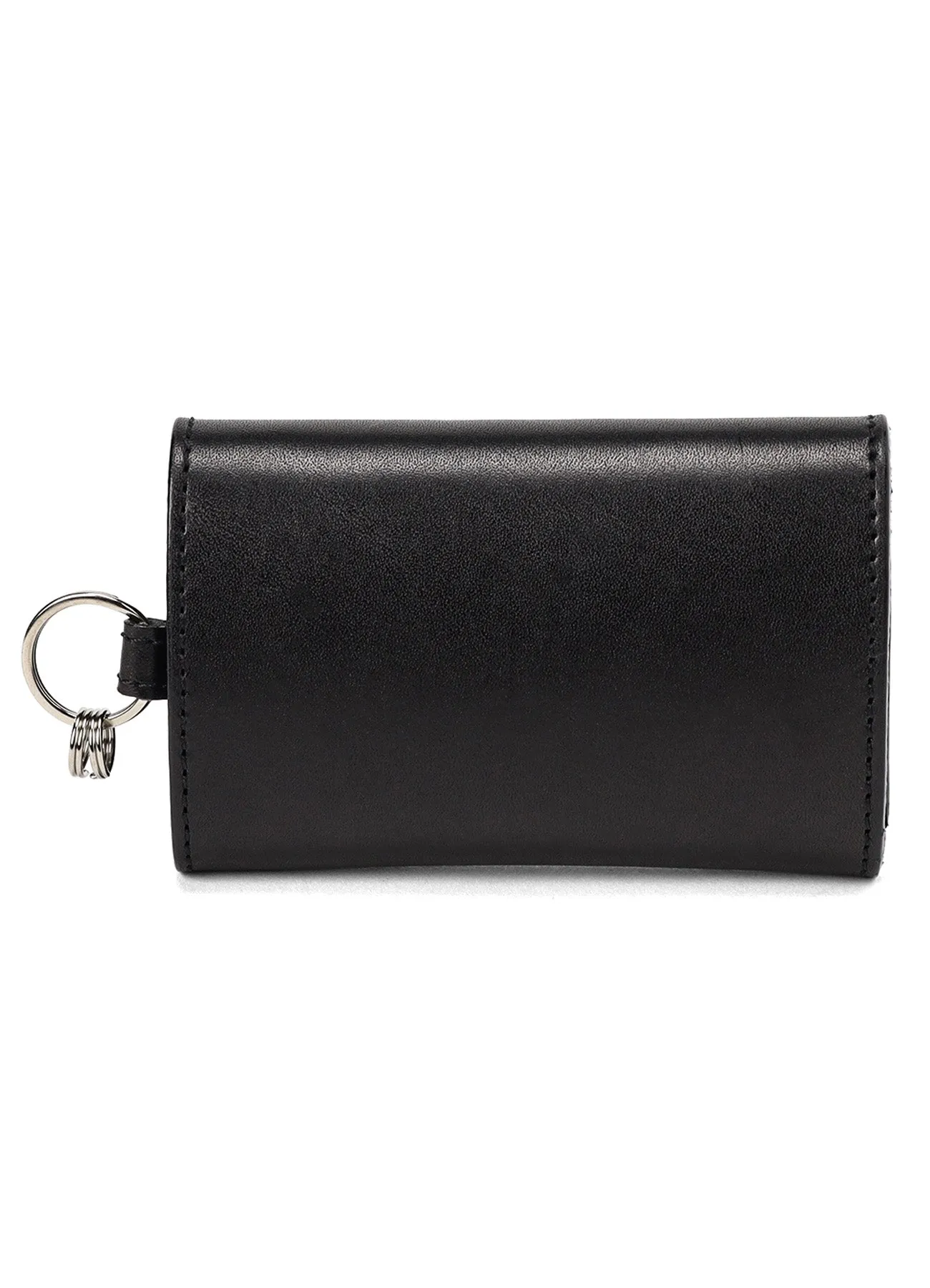 LEATHER TRI-FOLD MINI WALLET sold by Yohji Yamamoto product image thumbnail 4