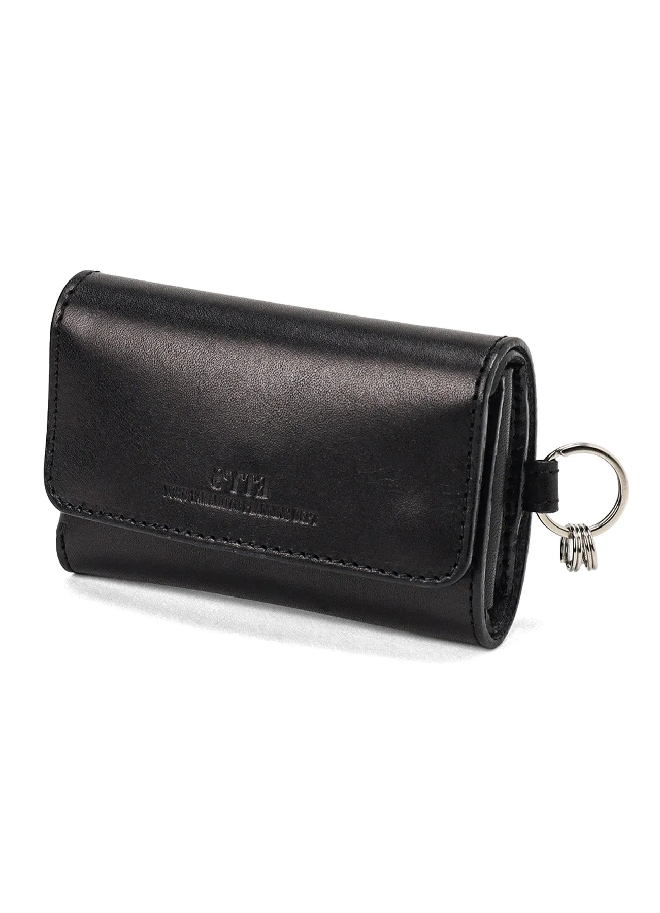 LEATHER TRI-FOLD MINI WALLET sold by Yohji Yamamoto product image thumbnail 2