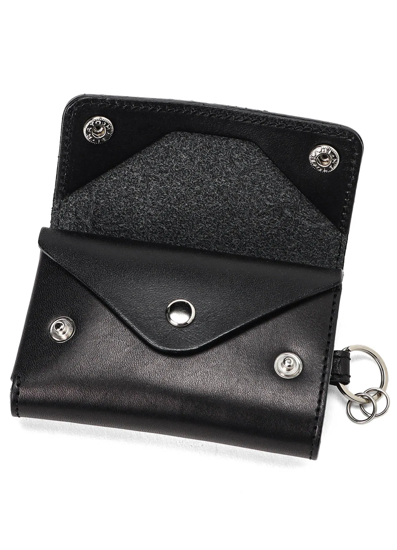 LEATHER TRI-FOLD MINI WALLET sold by Yohji Yamamoto product image thumbnail 5