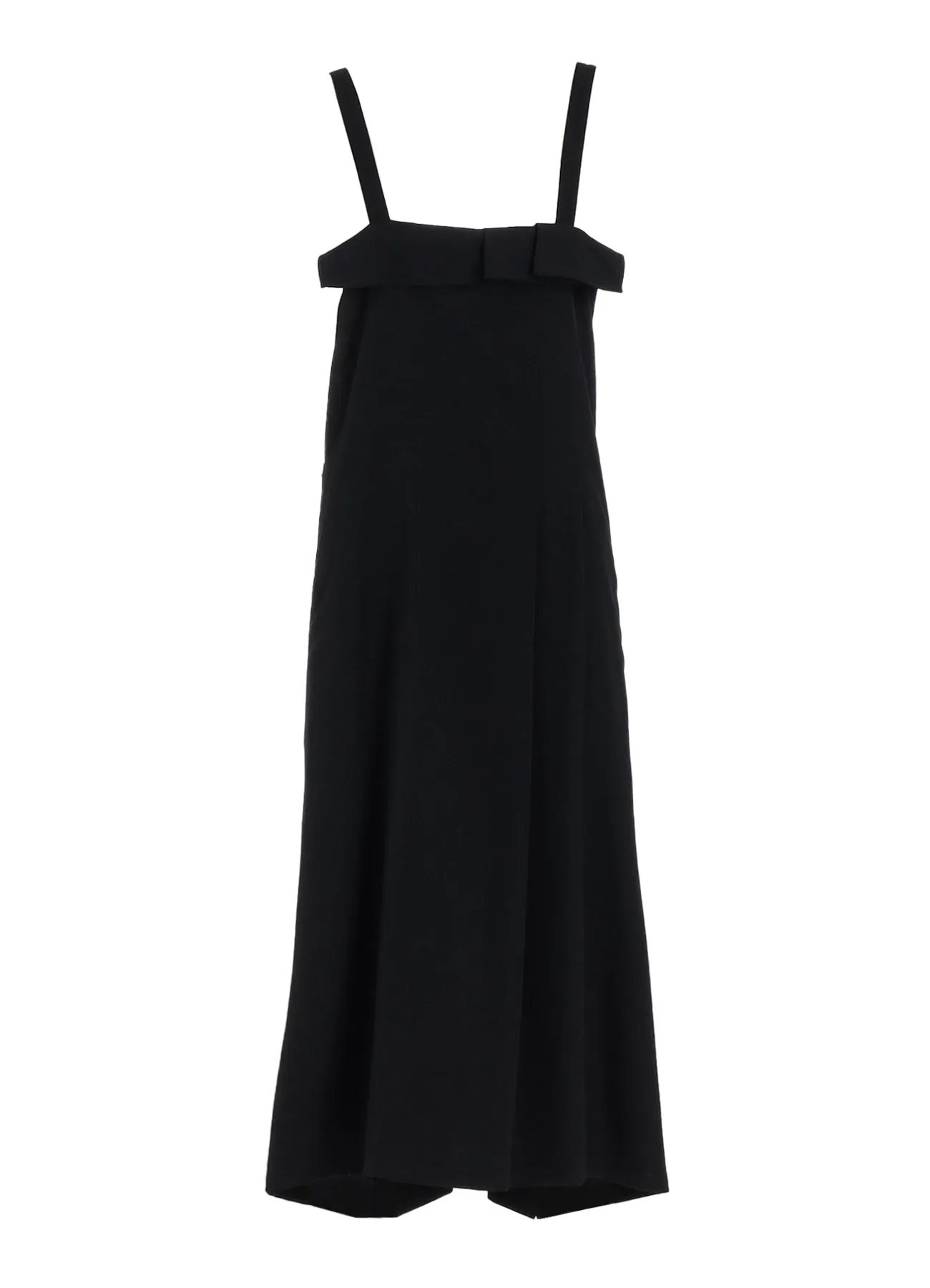 WASHER WOOL GABARDINE PLEATED SHOULDER STRAP DRESS sold by Yohji Yamamoto product image thumbnail 2