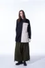 COTTON TWILL SHIRT WITH STRIPED PLEATED FABRIC sold by Yohji Yamamoto