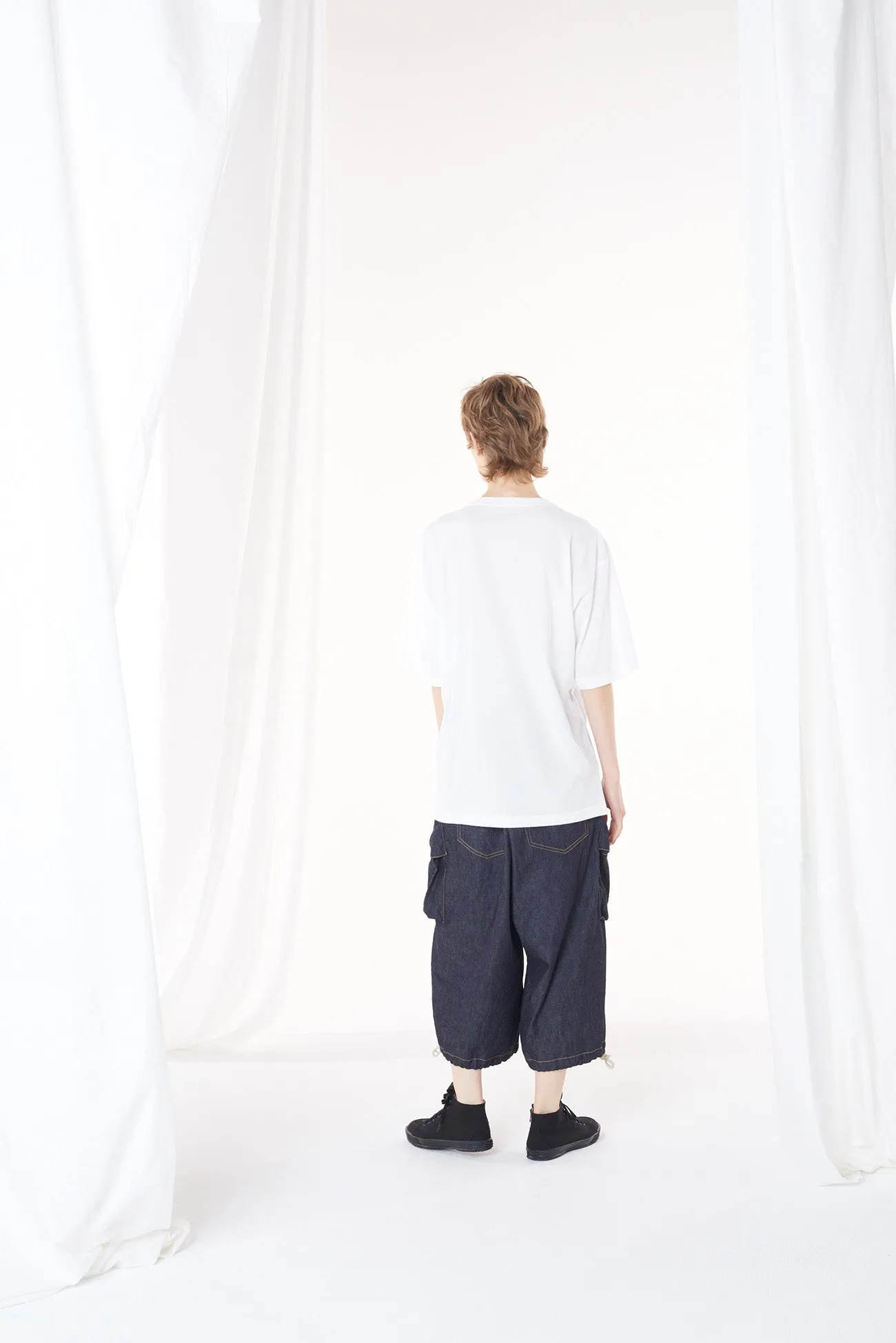 SUNFLOWER PRINT T-SHIRT sold by Yohji Yamamoto product image thumbnail 4