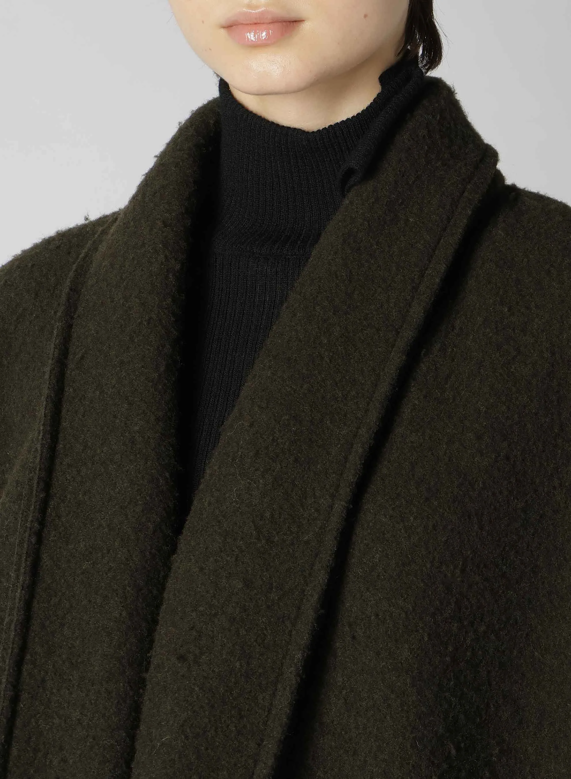 DOUBLE FRENCHTERRY FRONT DRAPE CARDIGAN sold by Yohji Yamamoto product image thumbnail 5