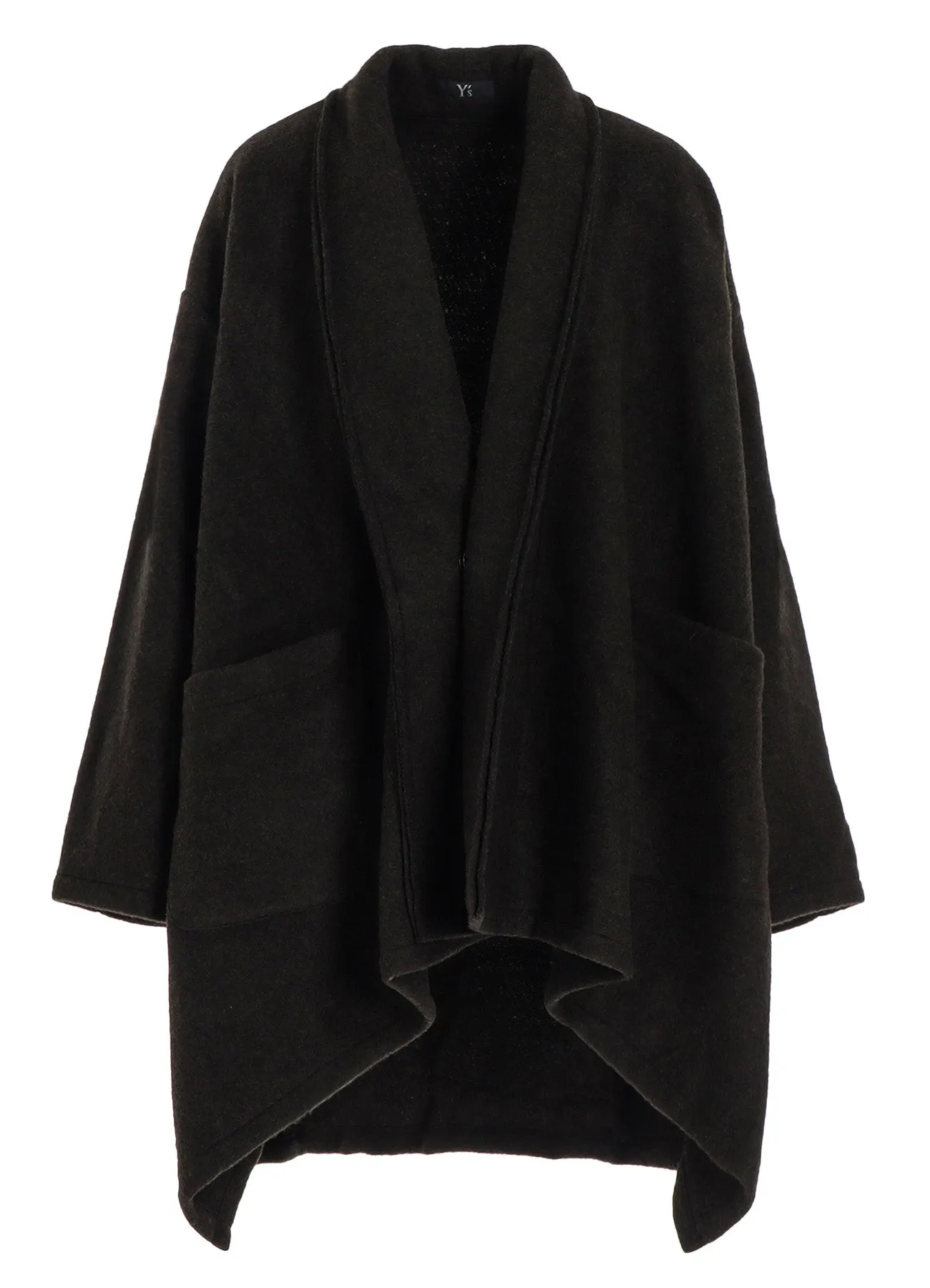 DOUBLE FRENCHTERRY FRONT DRAPE CARDIGAN sold by Yohji Yamamoto product image thumbnail 2