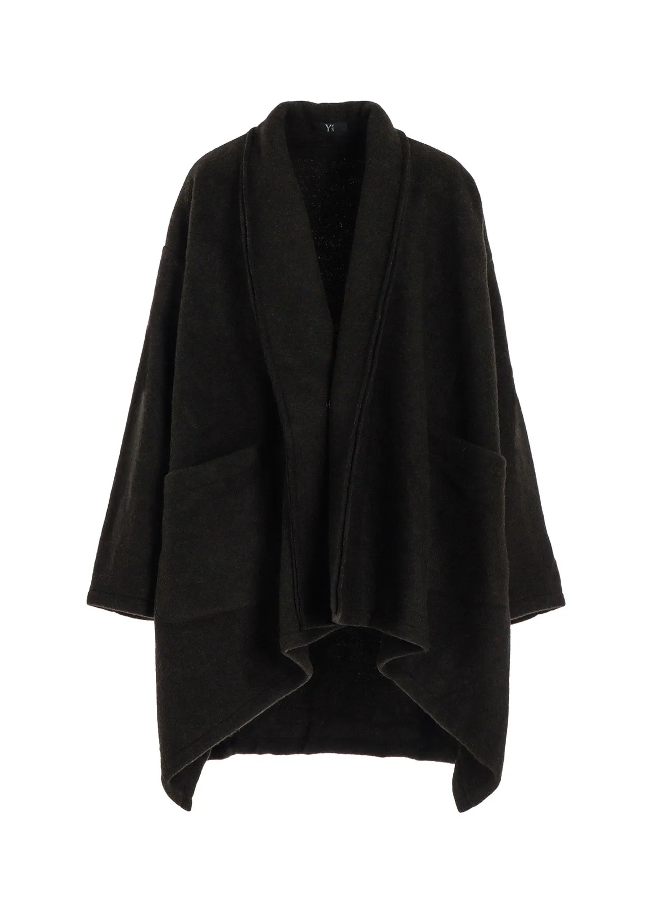 DOUBLE FRENCHTERRY FRONT DRAPE CARDIGAN sold by Yohji Yamamoto