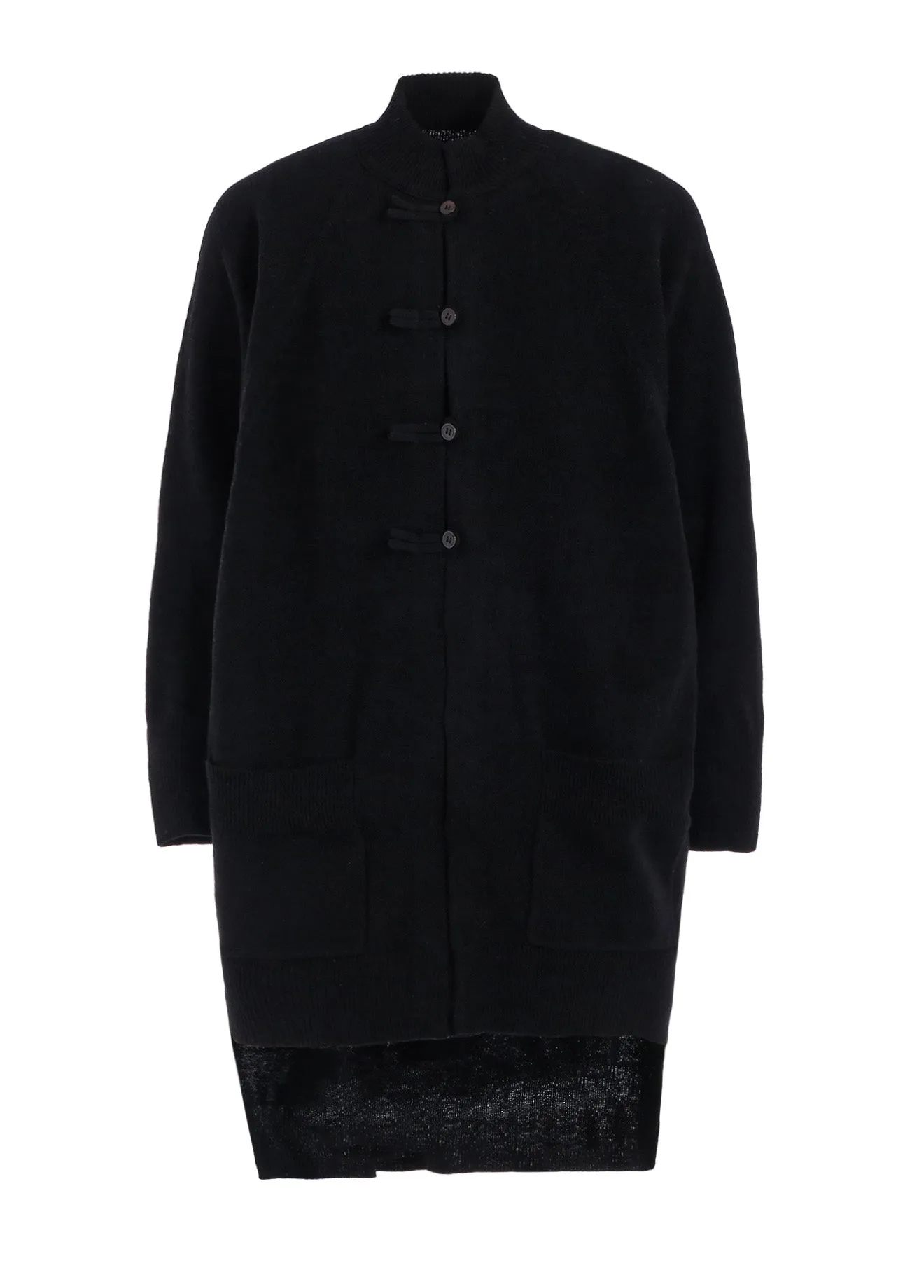 LAMB WOOL JERSEY CHINA BUTTON LONG CARDIGAN sold by Yohji Yamamoto product image thumbnail 2