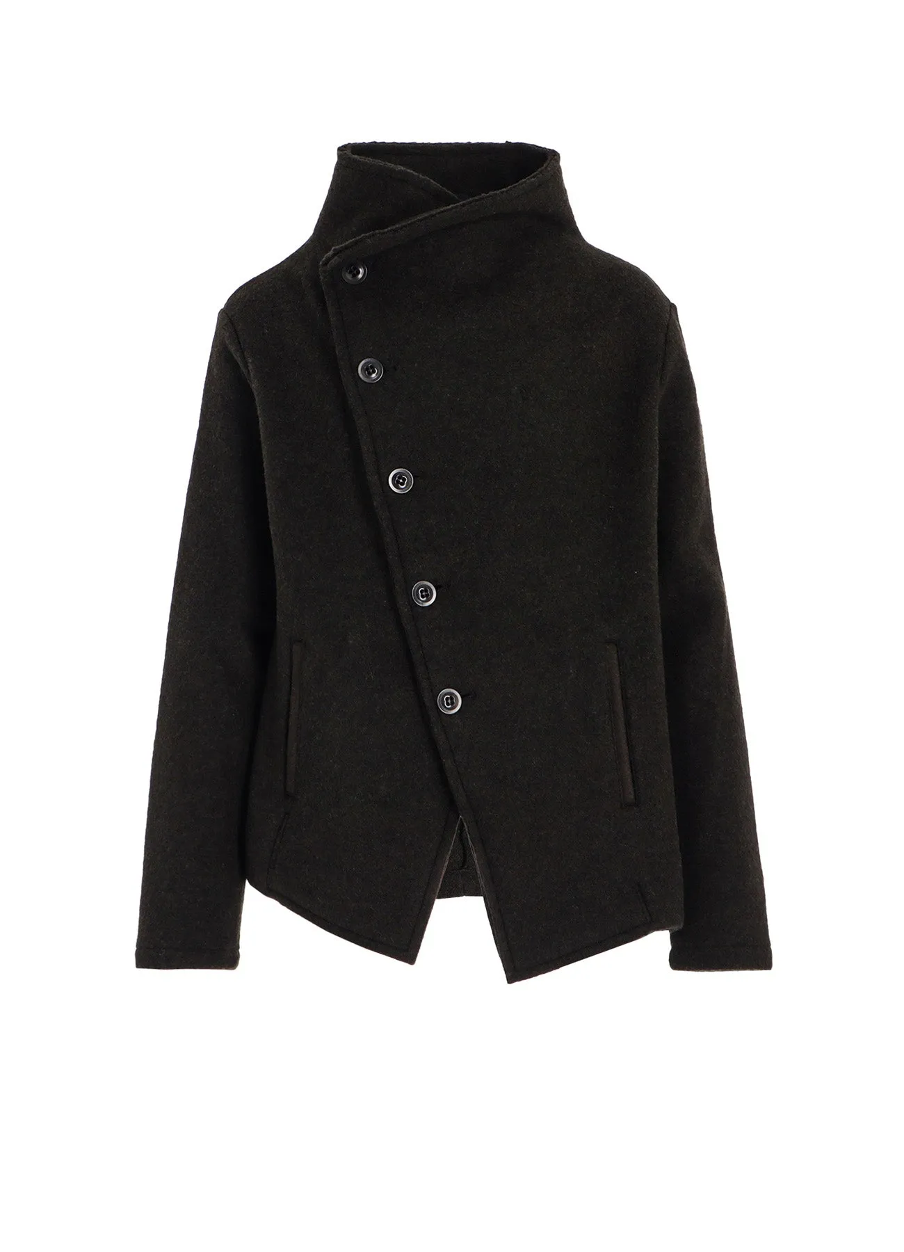 DOUBLE FRENCHTERRY FIVE BUTTON T sold by Yohji Yamamoto