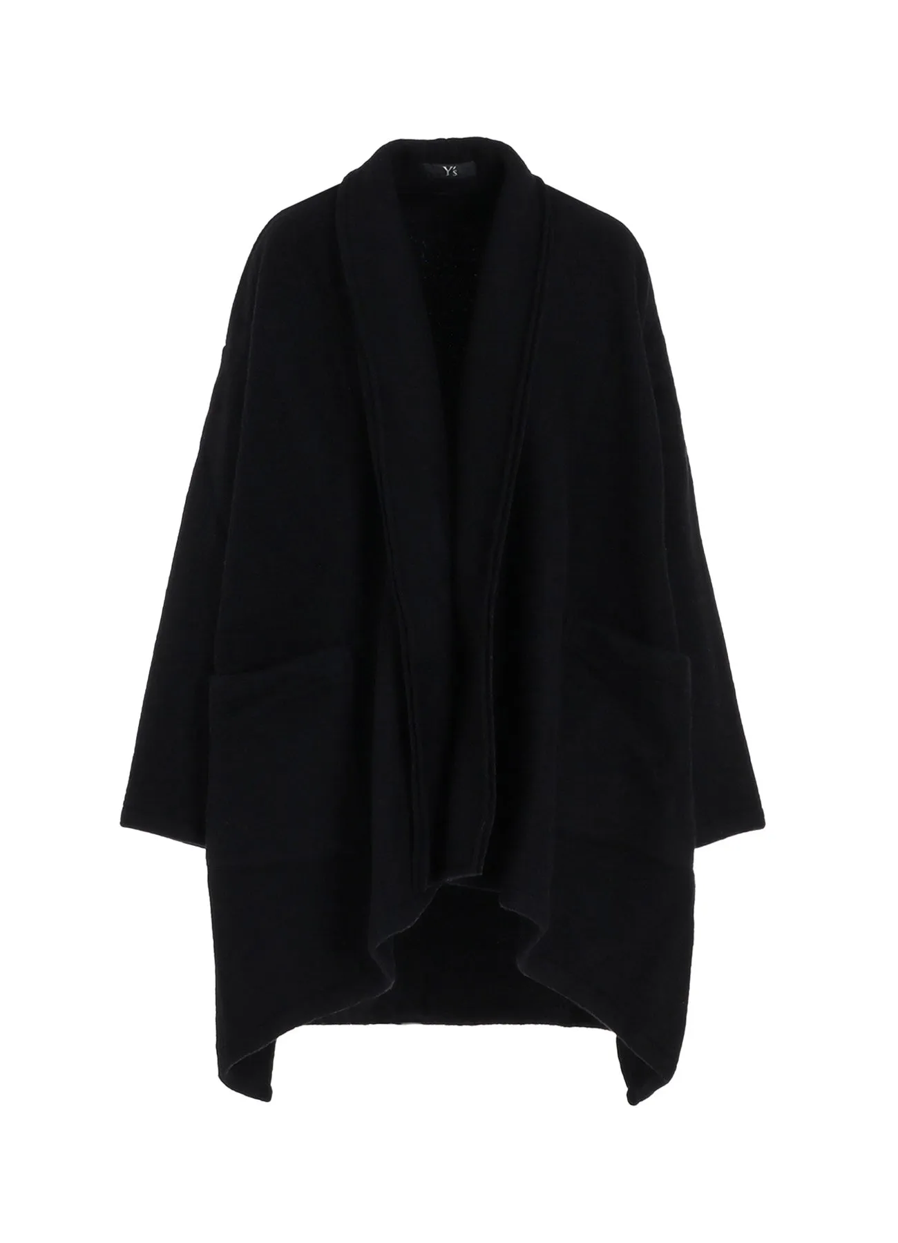 DOUBLE FRENCHTERRY FRONT DRAPE CARDIGAN sold by Yohji Yamamoto