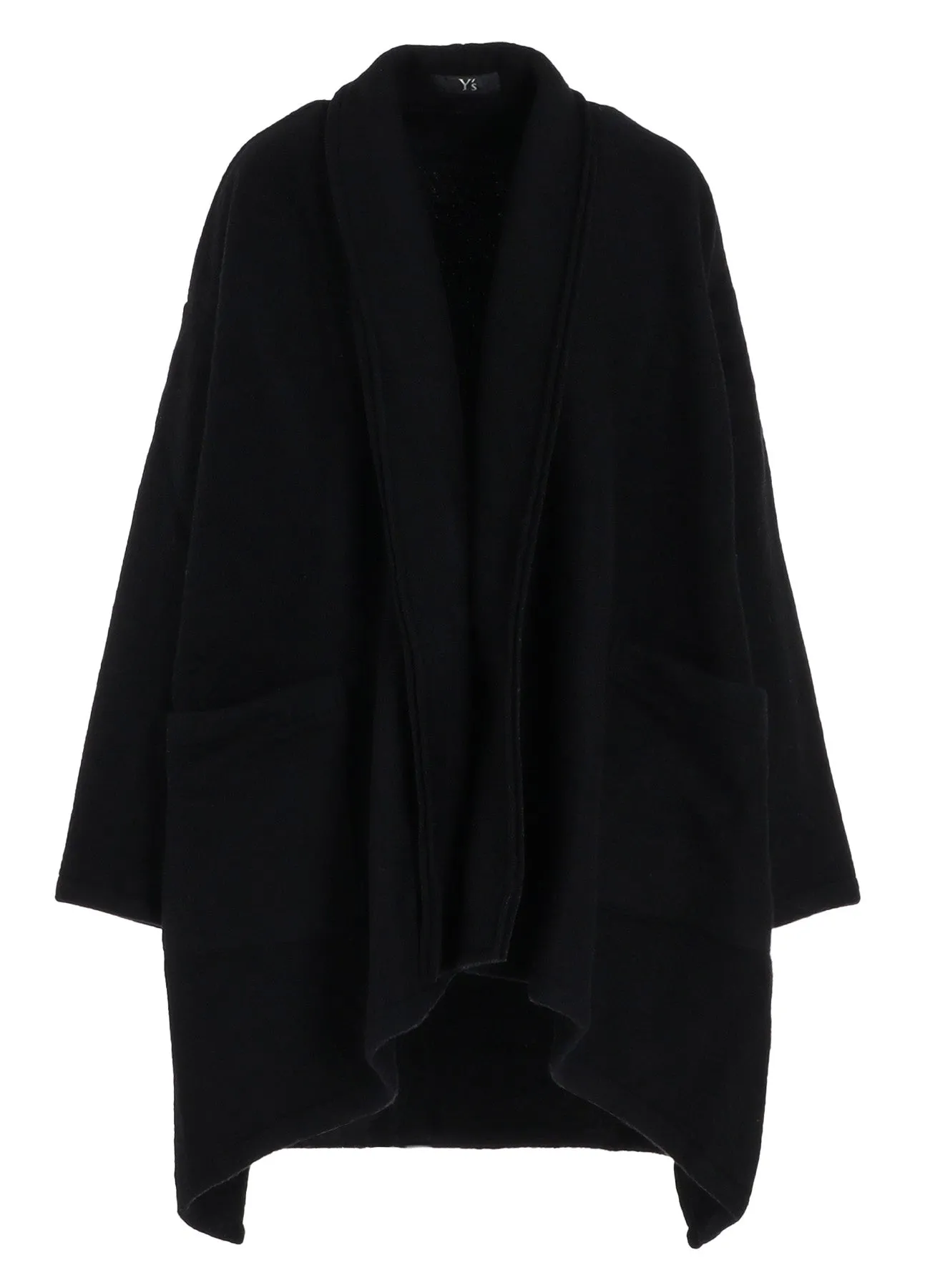 DOUBLE FRENCHTERRY FRONT DRAPE CARDIGAN sold by Yohji Yamamoto product image thumbnail 2