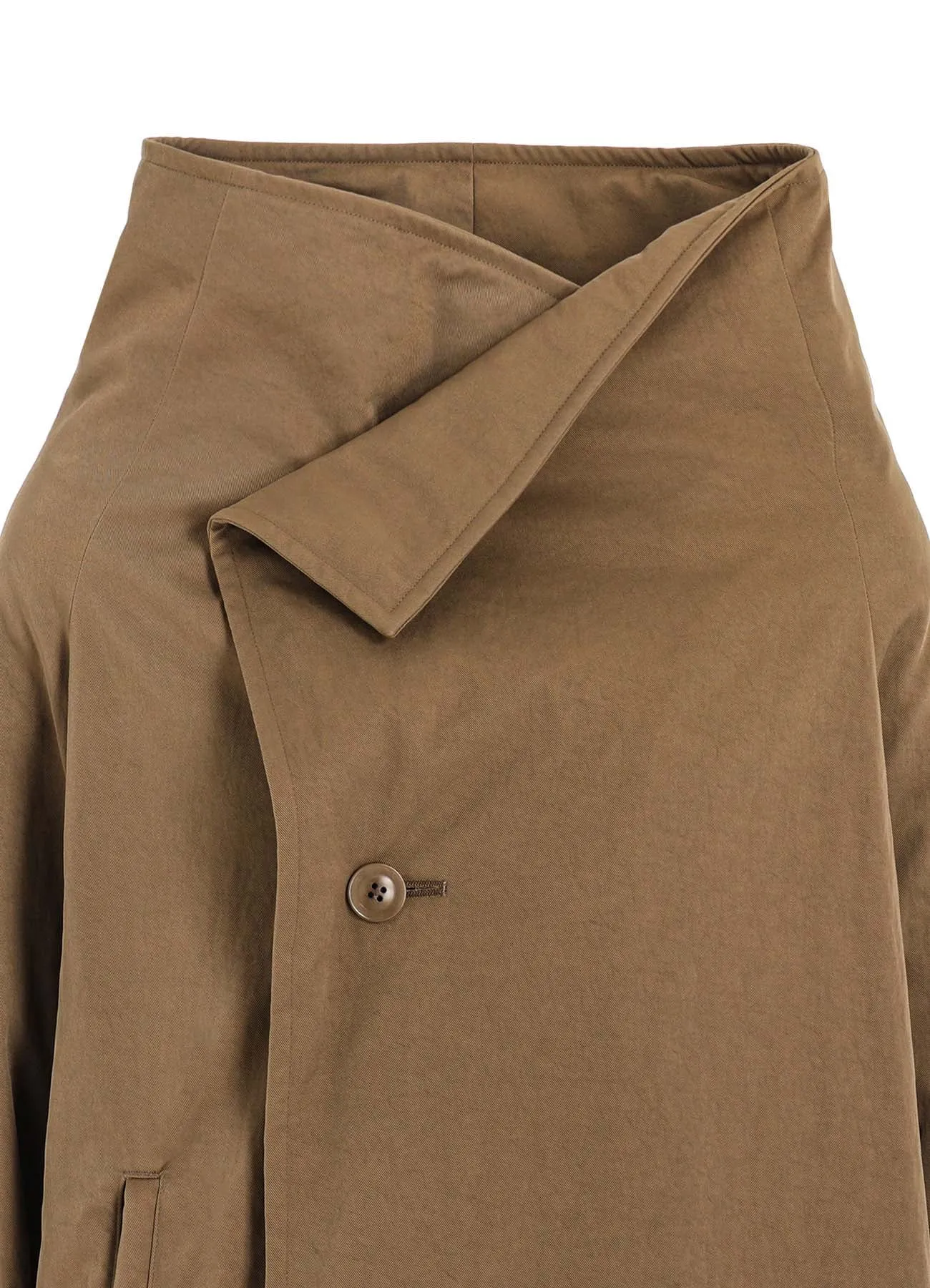 NY/ CHINO CLOTH WRAP COAT sold by Yohji Yamamoto product image thumbnail 5