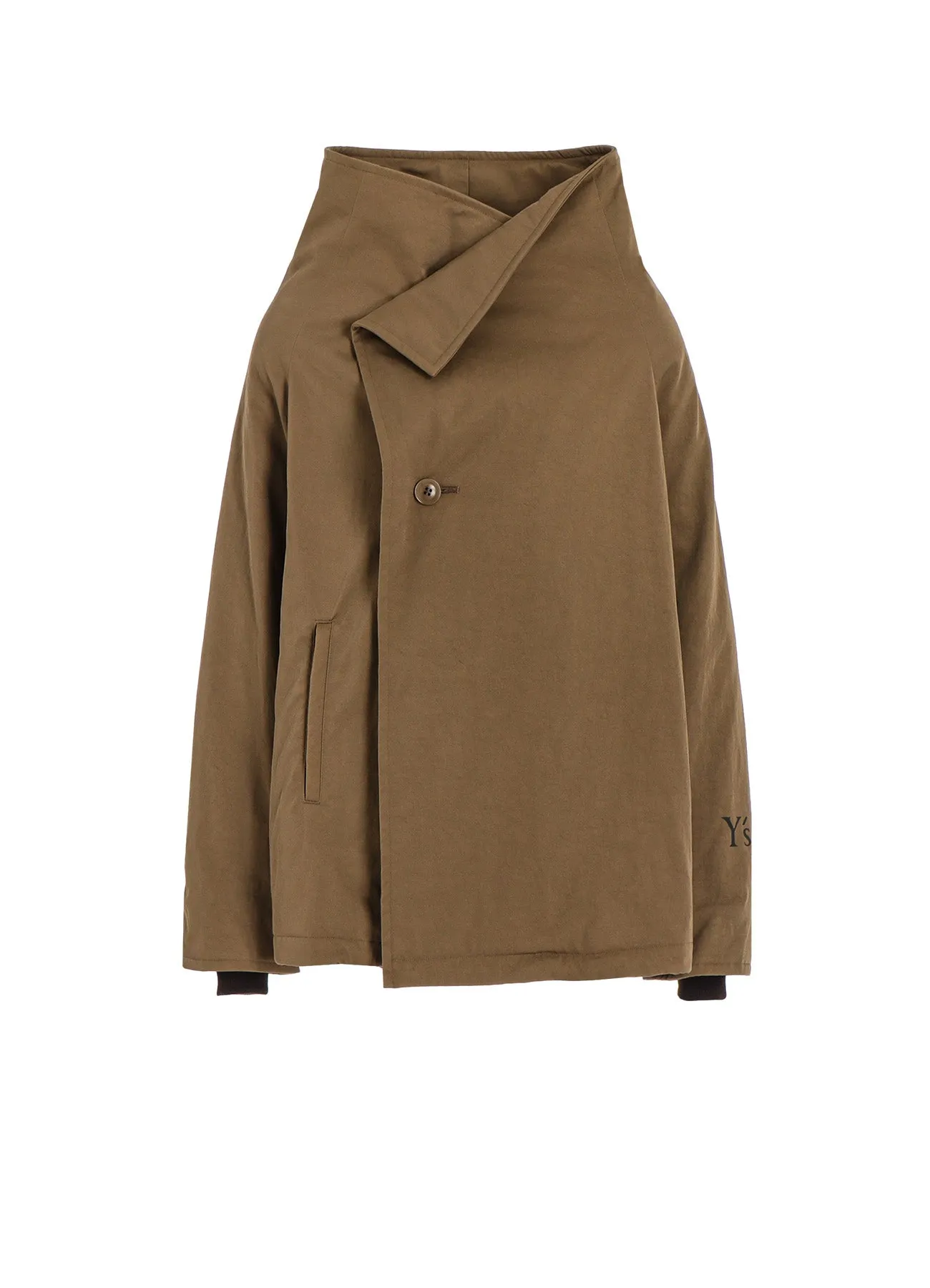 NY/ CHINO CLOTH WRAP COAT sold by Yohji Yamamoto