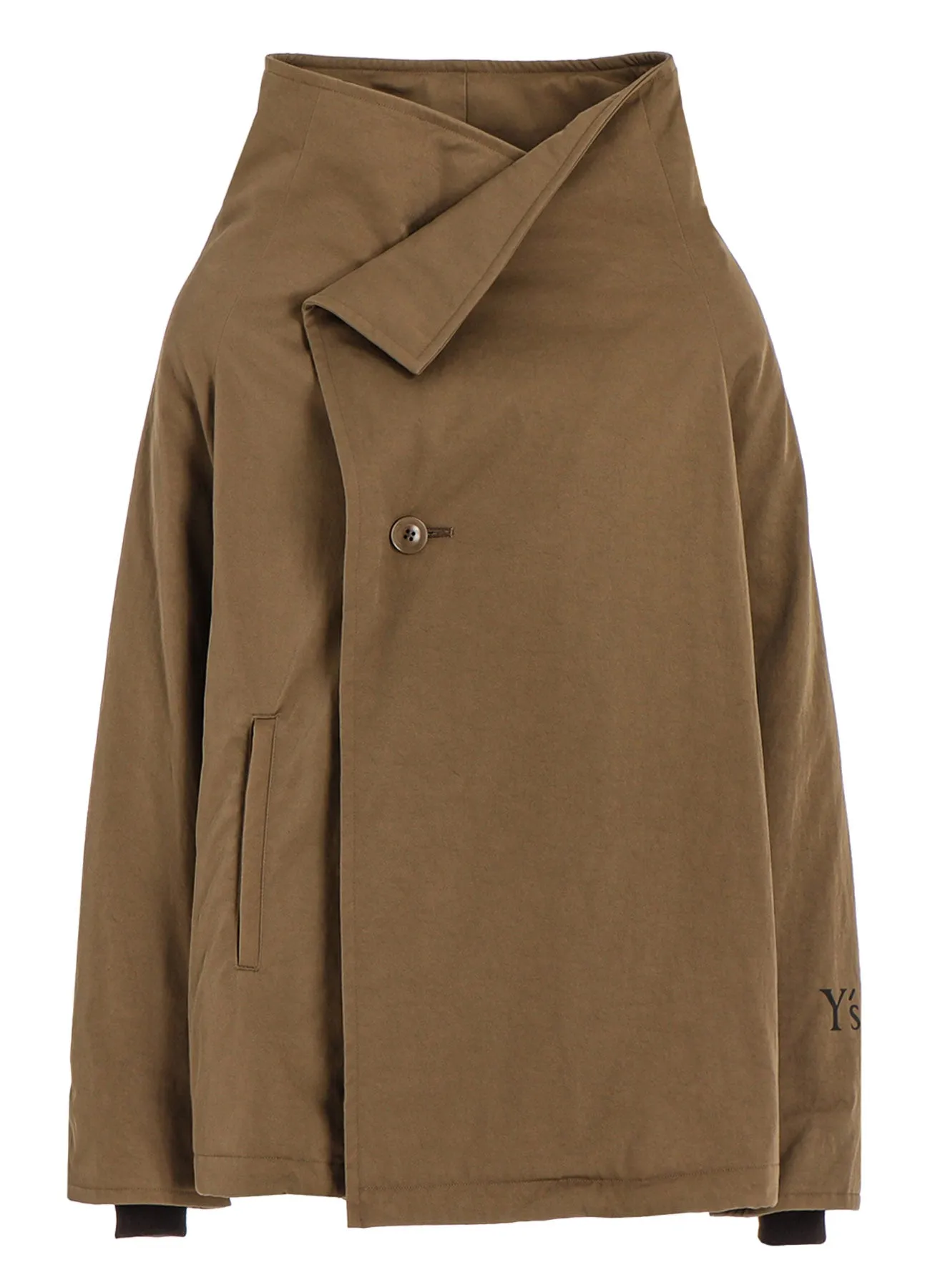 NY/ CHINO CLOTH WRAP COAT sold by Yohji Yamamoto product image thumbnail 2