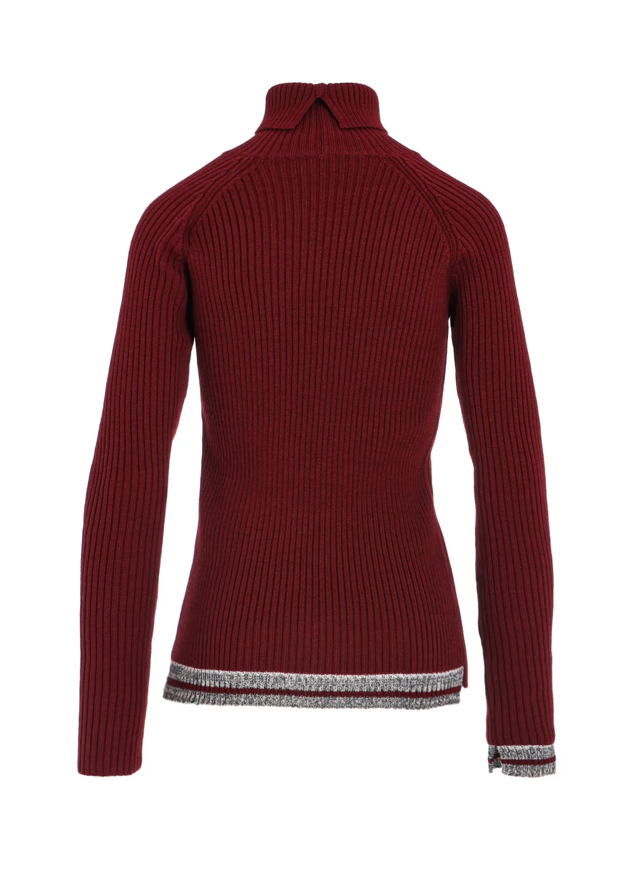 RIB HIGH NECK RAGLAN PULLOVER sold by Yohji Yamamoto product image thumbnail 4