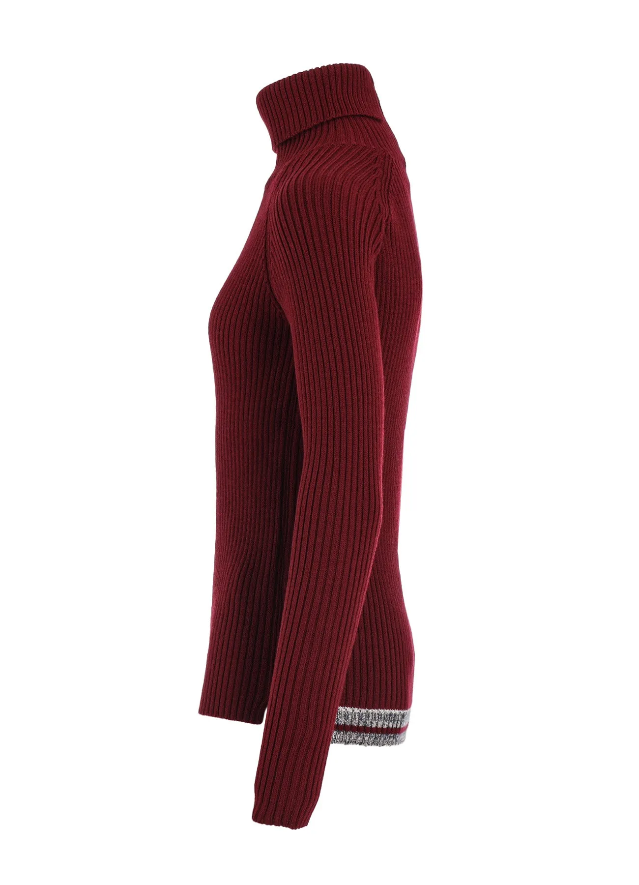 RIB HIGH NECK RAGLAN PULLOVER sold by Yohji Yamamoto product image thumbnail 3